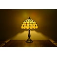 thumbnail image 4 of Tiffany Style Table Lamp Bedside Desk LED Lamp Bedroom Stained-Glass 18.1'' Height Multi-Color, 4 of 4