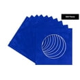 thumbnail image 2 of Royal Blue Suede Acid Free 7x7 Cirlce Picture Frame Mat with White Core Bevel Cut for 5x5 Pictures, 2 of 3