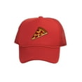 thumbnail image 1 of Adult Men's Pepperoni Pizza Slice Rope Foam Trucker Hat, Red, 1 of 1