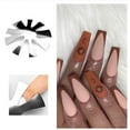 thumbnail image 3 of French Nail Cutter Plate, Manicure Nail Art Making Stainless Steel Acrylic Clipper Plate Module for Women Silver, 3 of 8
