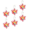 thumbnail image 5 of Creative Maze Ball Pendant Heart-Shaped for Adults Learning Activities Plastic Red Concentration Enhancement 6Pcs, 5 of 5