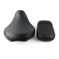 thumbnail image 5 of NS Front Driver Cushion Rider Pillion Rear Passenger Seat Black Synthetic Leather for Shadow Aero VT750C 04-13-24 Motorbike, 5 of 10
