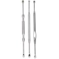 thumbnail image 2 of Ear Pick Dual Head Ear Cleansing Tool Stainless Steel Earwax Curette Removal Safe Ear Care Cleaner 2, 2 of 6