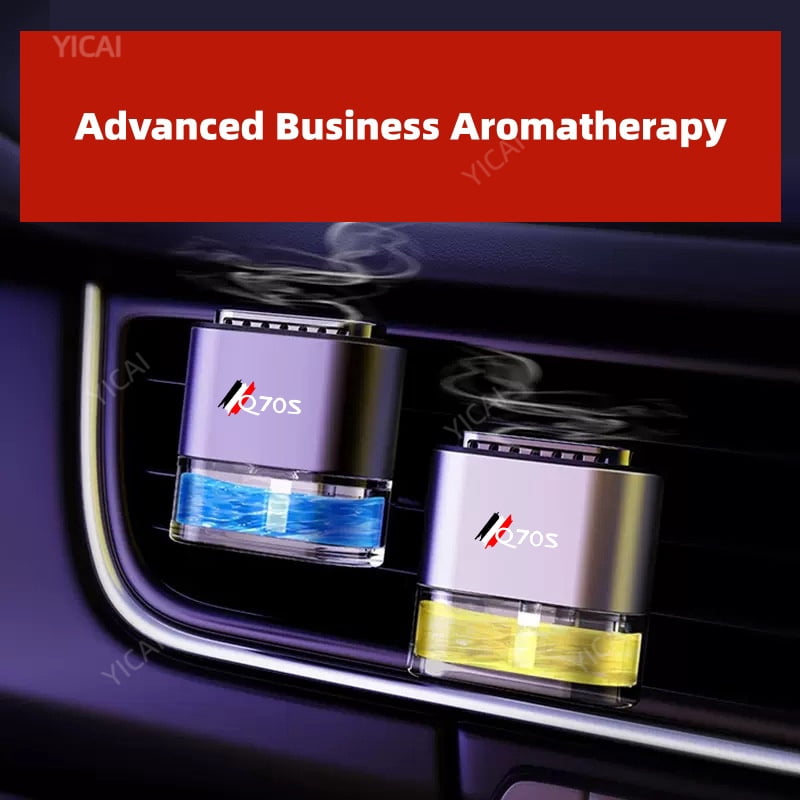For Infiniti Q70S Car Mounted Air Outlet Perfume Aluminum Alloy Air Freshener Gulong Floral Liquid Fragrance