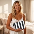 thumbnail image 4 of Corduroy Striped Seashellstorage Bag Dopamines Cosmetic Bag Travel Fashion Simples And Portable Toiletry Bag, 4 of 7