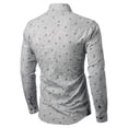 thumbnail image 3 of Ma Croix Men’s Casual Long Sleeve Button Down Dress Slim Fit Shirt, 3 of 8