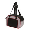 thumbnail image 4 of Transportín para gatos Salvador al aire libre Rojo parte superior plegable con cremallera apertura superior de malla y frontal para perros pequeños, 4 of 10