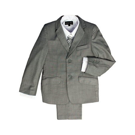 Avery Hill Boys Formal 5 Piece Suit With Shirt, Vest, and (Best Suit Shirt And Tie Combinations)