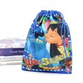 thumbnail image 1 of Disney-mochila de Lilo Stitch azul no tejida con cordón, bolso de mano para escuela, deporte, gimnasio, fiesta de cumpleaños para niñas, niños y adolescentes, 1 of 4