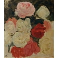 thumbnail image 3 of Otto Friedrich 20x23 Black Modern Framed Museum Art Print Titled - Flowers (1900-1910), 3 of 5