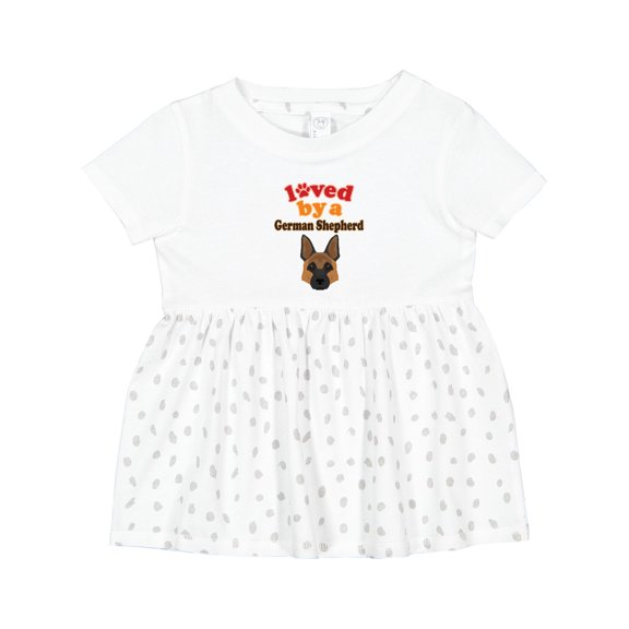Inktastic German Shepherd Dog Lover Girls Baby Dress