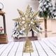 thumbnail image 5 of Estrella para árbol de Navidad, estrella para la copa del árbol, decoración para árbol de Navidad, estrella luminosa para árbol de Navidad para decoración de interior y exterior (dorado), 5 of 5