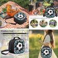 thumbnail image 6 of Pzuqiu Blue Soccer School Backpack for Boys 4 pcs Backpacks with Lunch Bag Pencil Box Set 17 Inch Large Travel School Bag for Boys Camping Bacpack Casual Daypack, 6 of 7