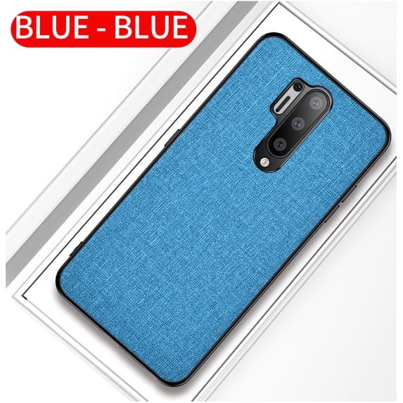 Ultra Thin Case for OnePlus 8 Pro 5G Android Mobile Phone (6.78-Inch) - Plastic/Silicone/Fabric Composite Case, Slim Fit Lightweight Scratch Resistant Cell Phone Cover Sleeve (Light Blue)