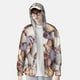 thumbnail image 2 of Balery Sea Shells Sudadera ligera de manga larga con capucha y protección solar UPF 50+ para hombre y mujer, ideal para pesca y running-Small, 2 of 7