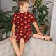 thumbnail image 4 of Balery Christmas Red Balls Conjunto de Pijama Infantil de Manga Corta con Estampado – Ropa de Dormir de Algodón Suave-Large, 4 of 6