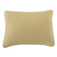 thumbnail image 3 of Nanshing Radeon 4 Piece Pinchtuck Quilt Set Yellow King, 3 of 5