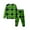 A-Green, variant on Boys Plaid Pajama Set Plaid Sleep & Lounge Pants 2 Piece Pajamas Sleepwear Outfits Winter Children's Pajamas Set 7-8 Years