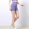 thumbnail image 3 of Mallas ajustadas de deporte corto para Yoga para mujer, pantalones cortos de entrenamiento para correr, ciclismo, correr, sin costuras, realce del botín, ropa de gimnasio y Fitness, 3 of 5