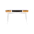thumbnail image 3 of Linon Perry Wood Two Drawer Desk in White, 3 of 18