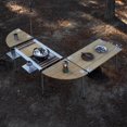 thumbnail image 3 of Mesa IGT plegable para acampar al aire libre, marco de aleación de aluminio, Portale, 2, 3, 4 unidades, accesorios de mesa IGT, 3 of 4
