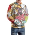 thumbnail image 4 of KUROMI Hoodie with Pocket Anime for Men Women Couple Gift, 4 of 7