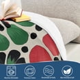thumbnail image 4 of Yayeee Throw Blanket for Couch Soft Warm 50" x 60" Sofa Chair Bed Decoration, Dark Floral, 4 of 7