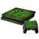 thumbnail image 2 of Calcomanía De Consola A Prueba De Agua Para Ps4 4 Console 2 Controller Sticker (Green Leaf, 2 of 6