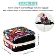 thumbnail image 5 of Graffiti Travel Portable Square Jewelry Box with Necklace Organizer, Earring Organizer, and Display Case - Ideal for Rings, Earrings, Necklaces, Bracelets, and More - Suitable for Girls and Women, 5 of 6