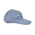 thumbnail image 3 of August Hats Womens Charms Denim Baseball Cap (Blue, One Size), 3 of 3