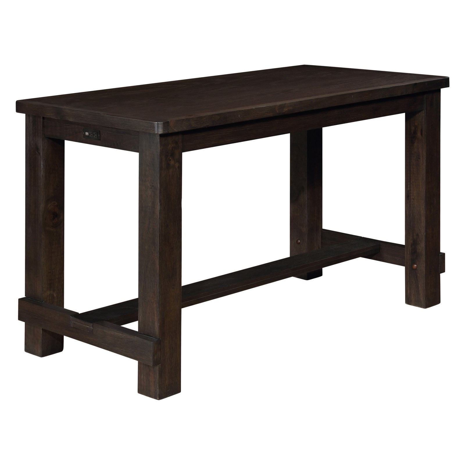 Roundhill Furniture Kessel Wood Counter Height Dining Table