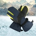 thumbnail image 3 of Advancent Invierno 3 dedos mitones de esquí guante de nieve impermeable pantalla táctil transpirable guante de Snowboard para hombres mujeres ciclismo al Escalada Numero 3 Advancent OD016009-03, 3 of 6