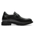 thumbnail image 4 of CMR CHAMARIPA Men's Height Increasing Loafers - Black Leather Business Casual Shoes 8CM, 4 of 10