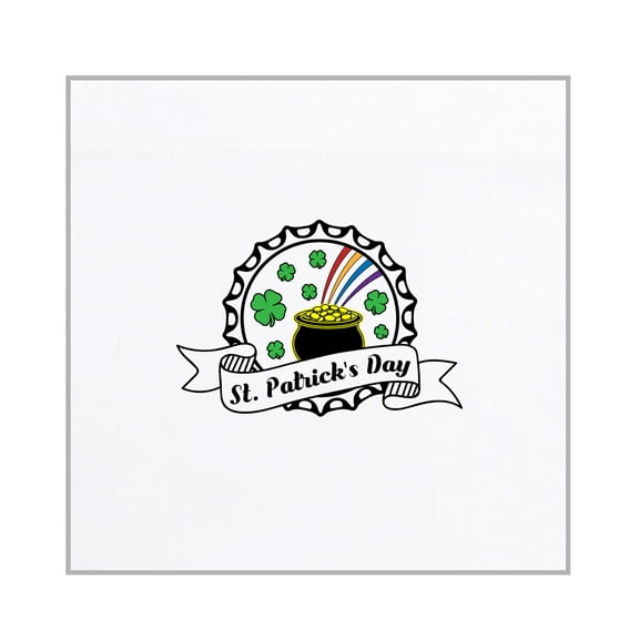 St Patrick's Day Flags, 4 Leaf Clover Banners, St Patricks Day Shamrock Flags