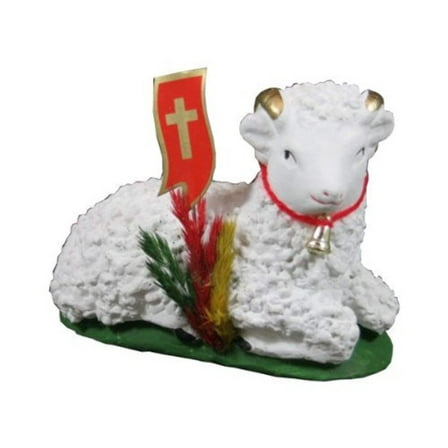 Polish Traditional Easter Lamb (Baranek Wielkanocny), Figurine 4"x3"