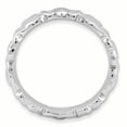 thumbnail image 2 of Bague en Argent Sterling Stackable Expressions Rhodium Hearts Taille 5, 2 of 3