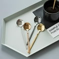 thumbnail image 5 of Stainless Steel Spoon Coffee Spoon Long Handle Tea Spoons Kitchen Hot Drinking Flatware Ice Cream Cutlery, 5 of 7