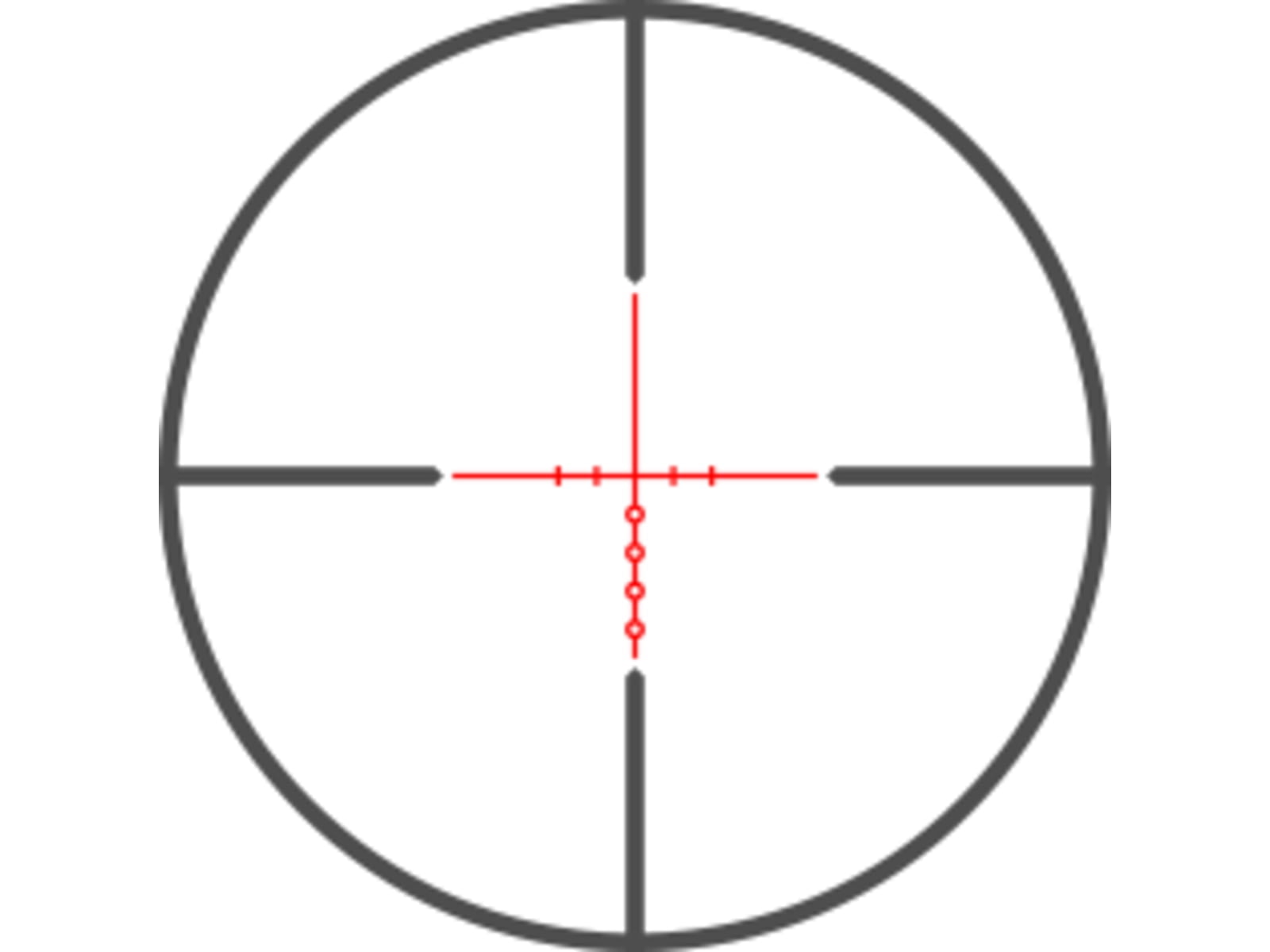EOTech Vudu X 1-6x24mm LPVO Rifle Scope, 30mm Tube, Second Focal Plane, BD1 Reticle, Matte Black