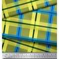 thumbnail image 3 of Soimoi Cotton Voile Fabric Check Check Print Sewing Fabric Yard 56 Inch Wide, 3 of 3