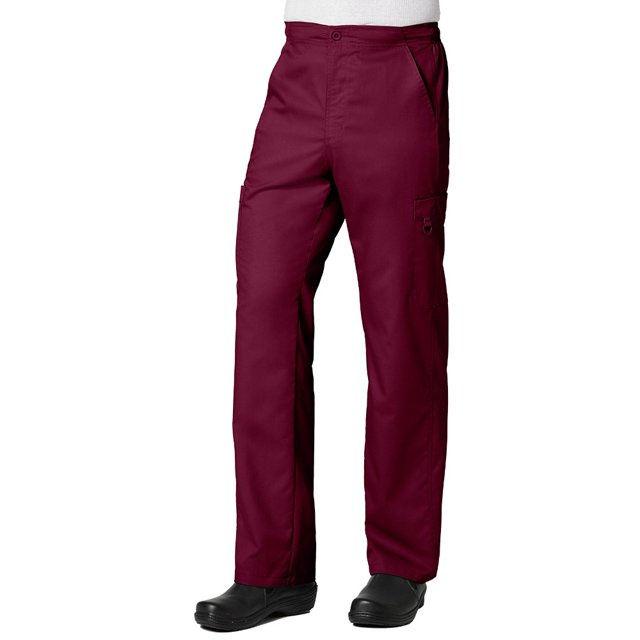 Maevn Uniforms Men's Half-Elastic Drawstring Waist Cargo Scrub Pant