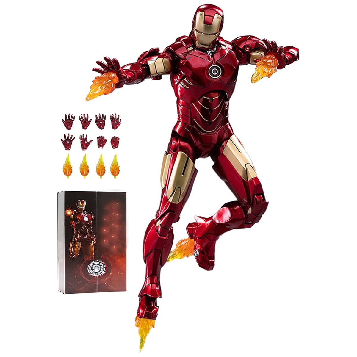 ZT 10th Anniversary 7 Inches Deluxe Collector Iron Man MK4 Action