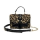 thumbnail image 1 of Bolso con estampado de leopardo Bolso de hombro con cadena de cuero PU Bolso bandolera con cadena decorativa para mujeres y niñas, 1 of 5
