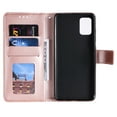 thumbnail image 6 of Allytech Galaxy A71 (4G) Case Cover, Premium PU Leather Folio Flip Kickstand Magnetic Clasp Wrist Strap Shockproof Anti-scratch TPU Back Cover Wallet Case for Samsung Galaxy A71 (4G), Rosegold, 6 of 7