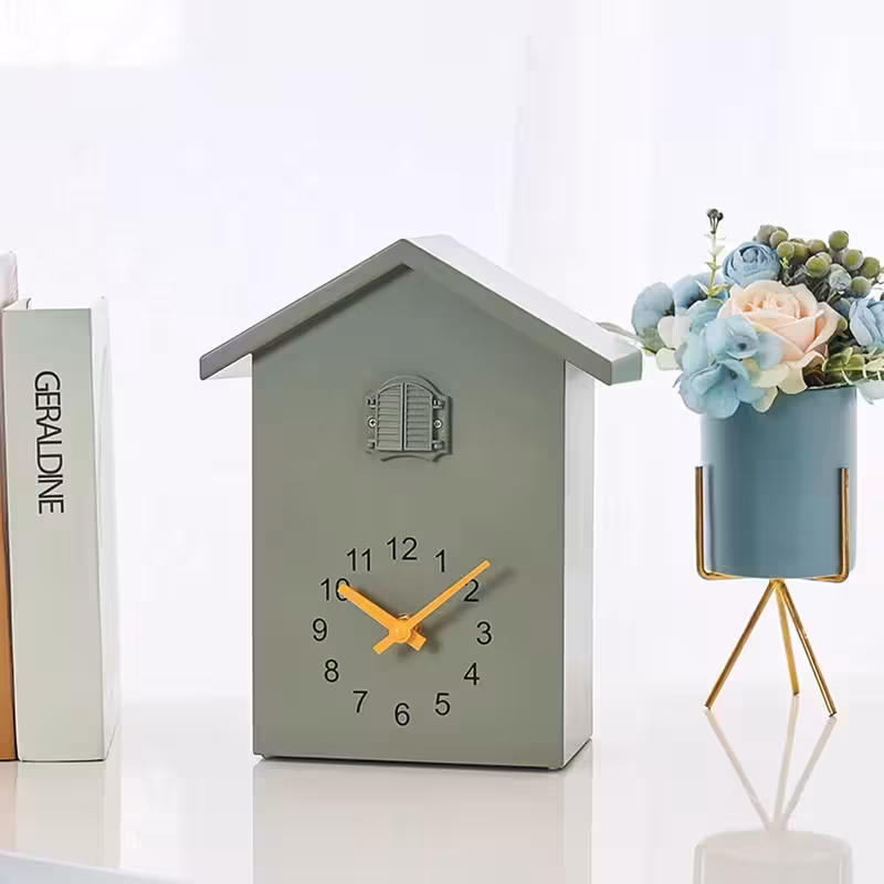 thumbnail image 3 of Reloj de cuco estilo Chalet, de diseño moderno reloj de pared, decoración del hogar, accesorios de oficina, decoración del dormitorio, 3 of 4