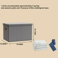 thumbnail image 1 of PRETXORVE Panier de Rangement Robuste Surdimensionné Rangement Pliable pour Couvertures Organisateur de Garde-Robe avec Poignée Durable Contenant de Rangement, 1 of 1
