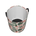 thumbnail image 3 of Balery Lilies Flowers Round Laundry Basket with Handles Waterproof Freestanding Laundry Hamper for Clothes Toys in the Dorm and Family-Medium, 3 of 8