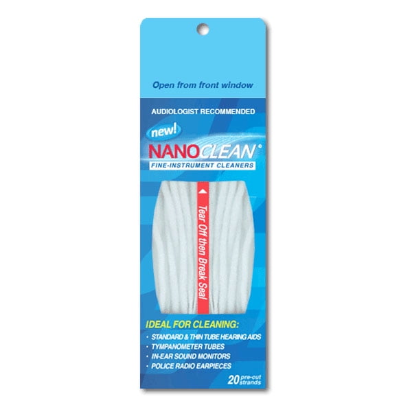 NanoClean Fine Instrument Hearing Aid Cleaners (20strand pkg)