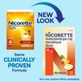 thumbnail image 3 of Nicorette Nicotine Gum, Stop Smoking Aids, 4 Mg, Fruit Chill, 100 Count, 3 of 13