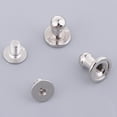 thumbnail image 4 of Rongfmy 20pcs Tête Ronde mini Rivets à Vis Fixation Cuir Artisanat Bouton de Goujon, 4 of 8