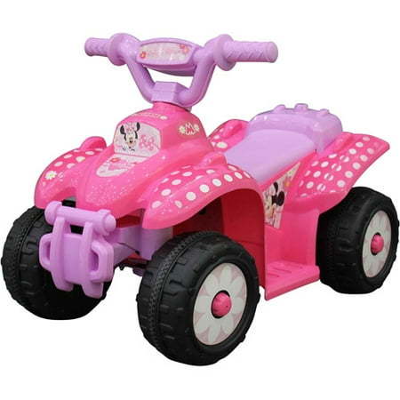 Disney Minnie Mouse Quad 6-Volt Battery-Powered Ride-On
